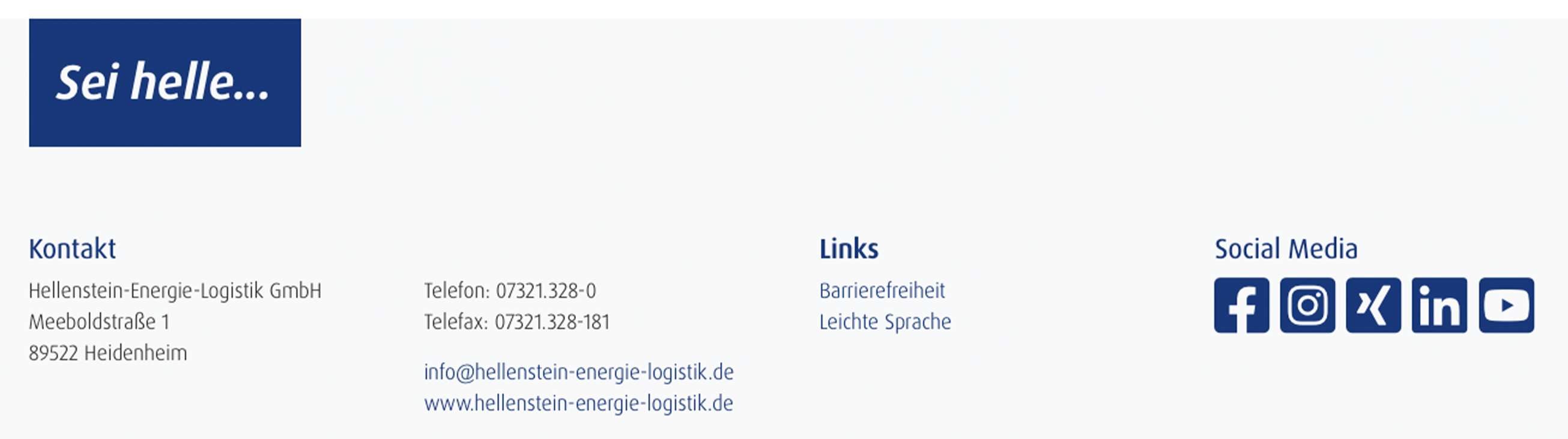 Bereich für Kunden-Service
