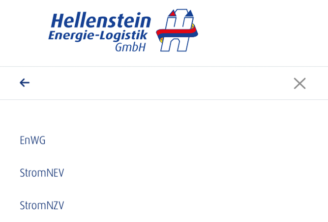 Seiten-Menu mit Weiteren Punkten